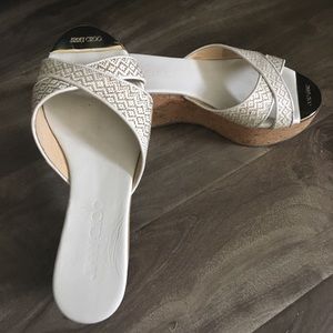Jimmy Choo Prima Cork Platform & Wedge